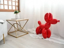 Balloon Dog 62cm Rosso Red Resin Indoor Sculpture