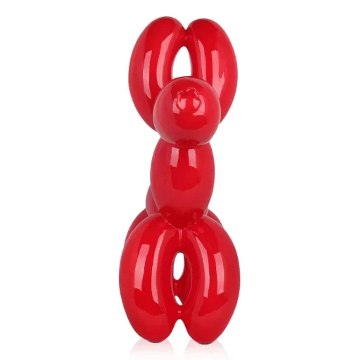Balloon Dog 62cm Rosso Red Resin Indoor Sculpture