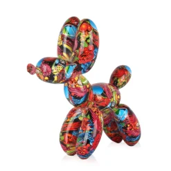 Balloon Dog 27cm Tattoo Art Resin Indoor Sculpture