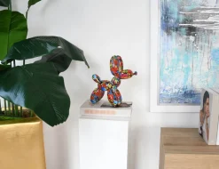 Balloon Dog 27cm Tattoo Art Resin Indoor Sculpture