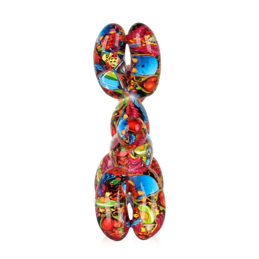 Balloon Dog 27cm Tattoo Art Resin Indoor Sculpture