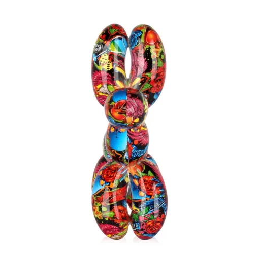 Balloon Dog 27cm Tattoo Art Resin Indoor Sculpture