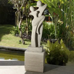 Ballroom Grace Contemporary Stone Garden Sculpture