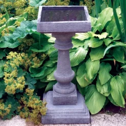Baluster 68cm Stone Garden Bird Bath