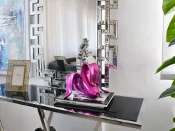 Banana Burst 35cm Fuchsia Resin Indoor Sculpture