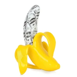 Banana Burst 35cm Yellow Resin Indoor Sculpture