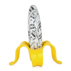 Banana Burst 35cm Yellow Resin Indoor Sculpture