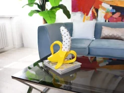 Banana Burst 35cm Yellow Stud Resin Indoor Sculpture