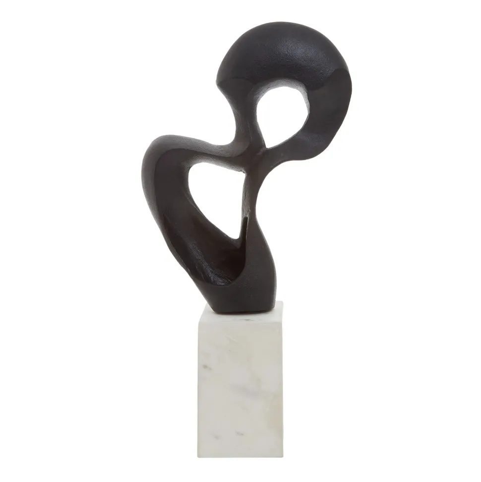 Black Mirage 52cm Metal Indoor Sculpture