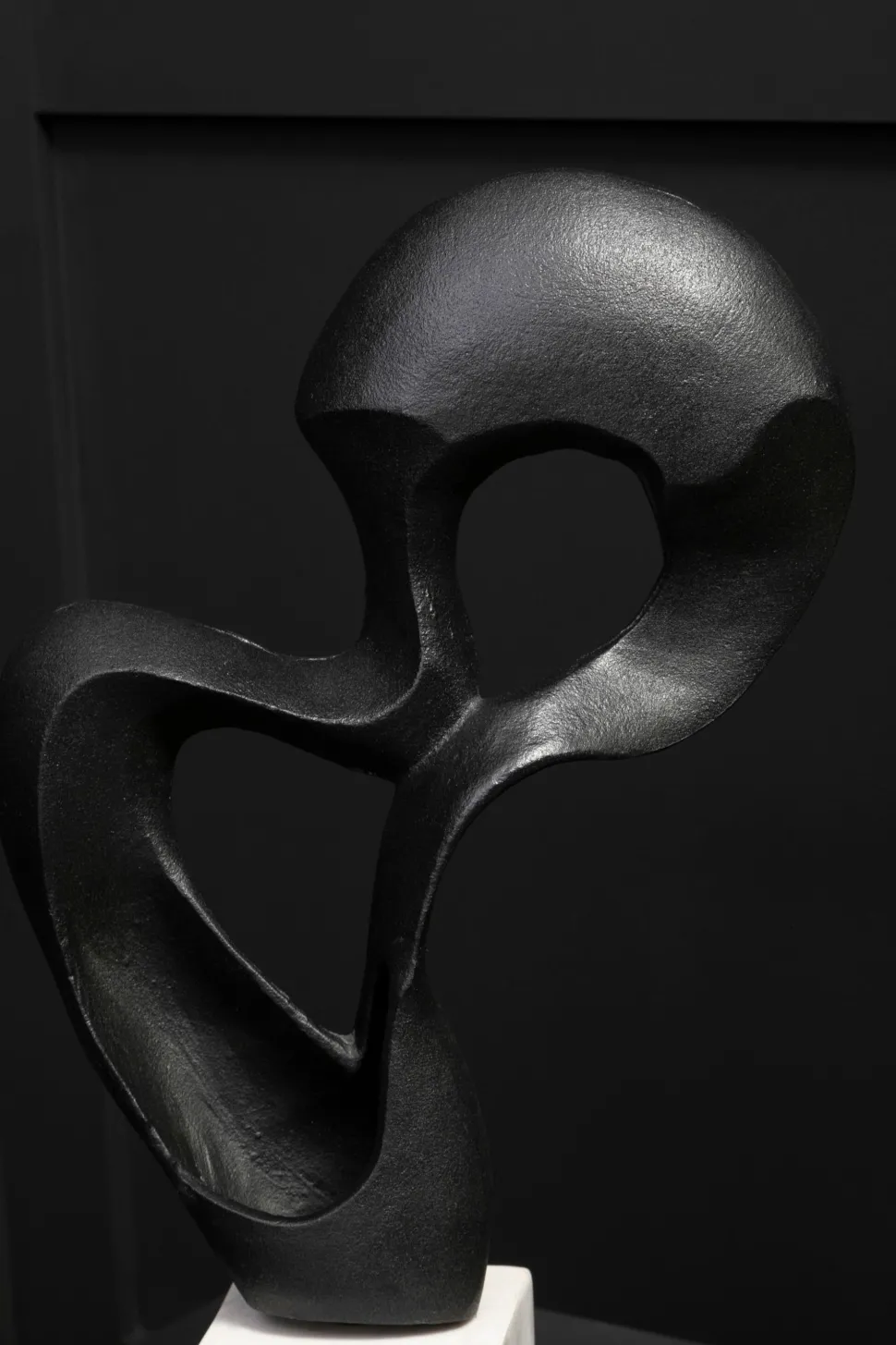 Black Mirage 52cm Metal Indoor Sculpture