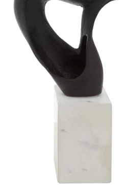 Black Mirage 52cm Metal Indoor Sculpture