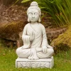 Blissful Buddha Stone Garden Ornament