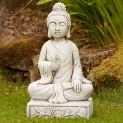 Blissful Buddha Stone Garden Ornament