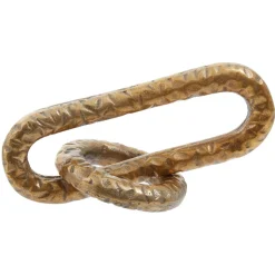 Boundless Links 5cm Gold Metal Indoor Sculpture