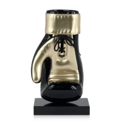 Boxing Hero 37cm Black Resin Indoor Sculpture