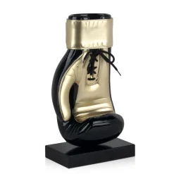 Boxing Hero 37cm Black Resin Indoor Sculpture