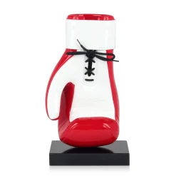 Boxing Hero 37cm Red Resin Indoor Sculpture