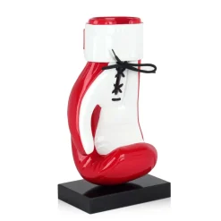 Boxing Hero 37cm Red Resin Indoor Sculpture