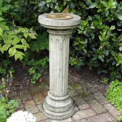 Brighton Aged Brass Stone Garden Sundial