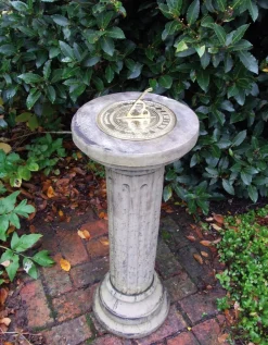 Brighton Brass Stone Garden Sundial