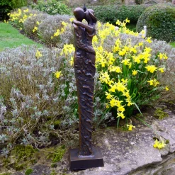 Bronze Forever Love Modern Statue - 63cm Garden Sculpture