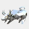 Bull 120cm Geometric Metal Garden Sculpture