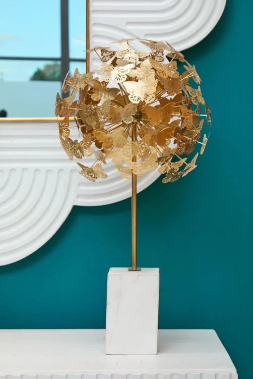 Butterfly Mirage 64cm Gold Metal Indoor Sculpture