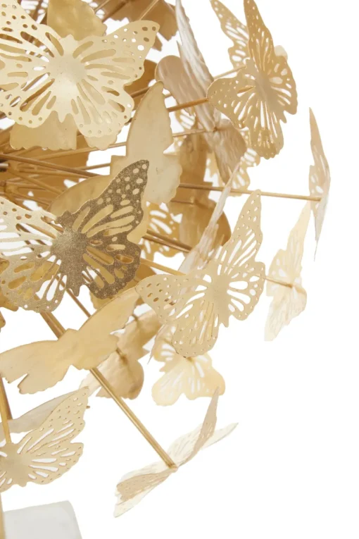 Butterfly Mirage 64cm Gold Metal Indoor Sculpture