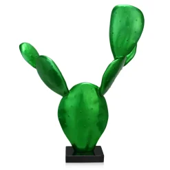 Cactus Bloom 61cm Green Resin Indoor Sculpture