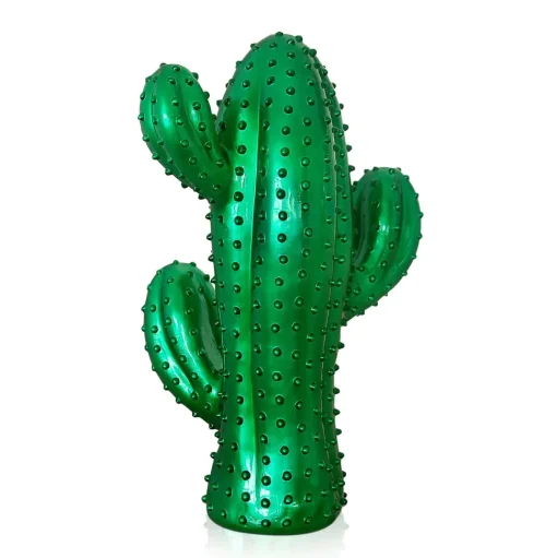 Cactus Essence 54cm Green Resin Indoor Sculpture