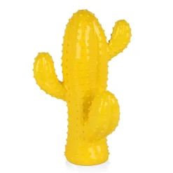 Cactus Essence 54cm Yellow Resin Indoor Sculpture