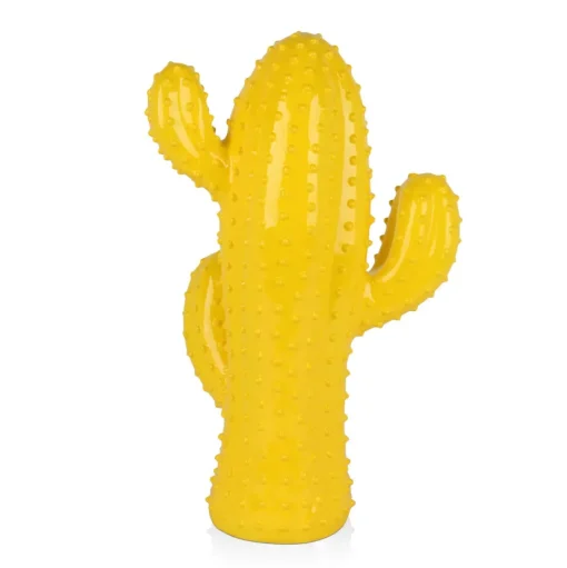 Cactus Essence 54cm Yellow Resin Indoor Sculpture