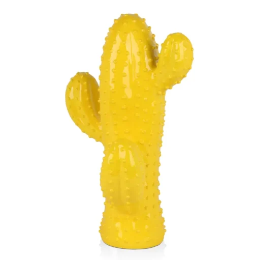 Cactus Essence 54cm Yellow Resin Indoor Sculpture
