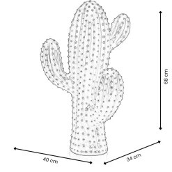 Cactus Essence 68cm Yellow Resin Indoor Sculpture