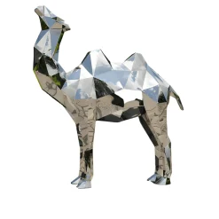 Camel 210cm Geometric Metal Garden Sculpture