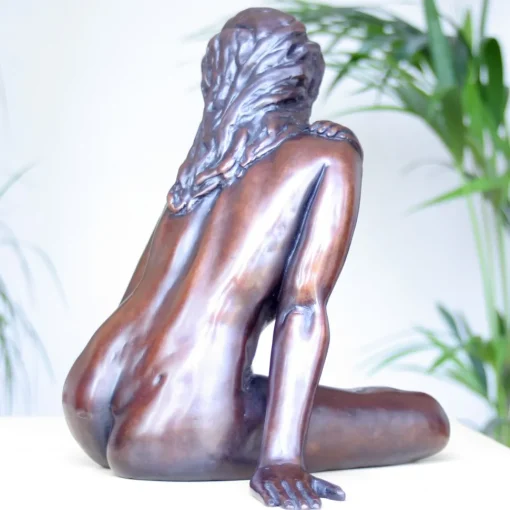 Caterina II Figurine Bronze Indoor Sculpture