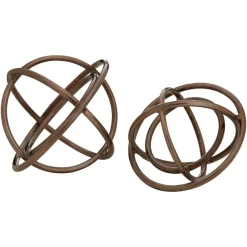 Celestium Orbs 40cm Metal Indoor Sculptures