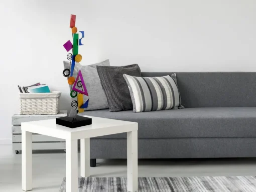 Chaos Ascension 66cm Abstract Metal Indoor Sculpture
