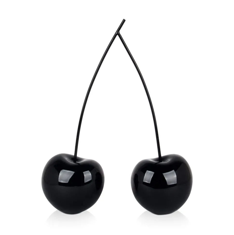 Cherry Fusion 43cm Black Resin Indoor Sculpture