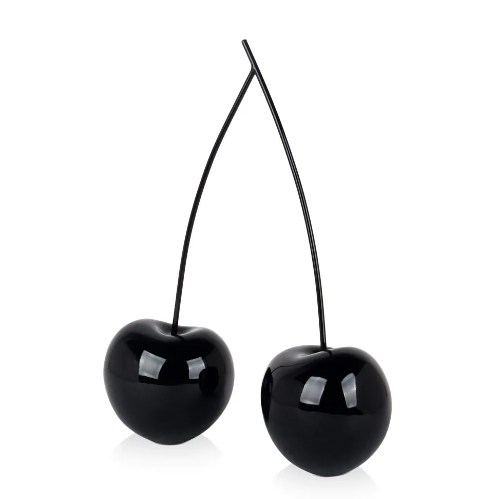 Cherry Fusion 43cm Black Resin Indoor Sculpture