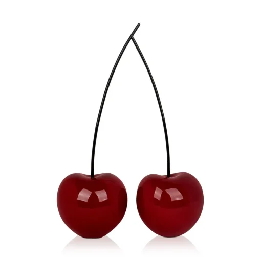 Cherry Fusion 43cm Red Resin Indoor Sculpture