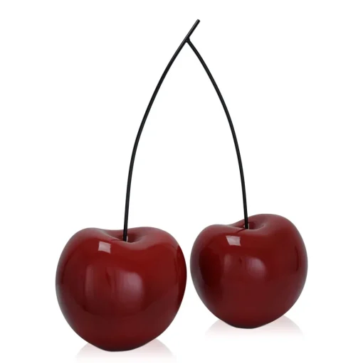 Cherry Fusion 55cm Red Resin Indoor Sculpture