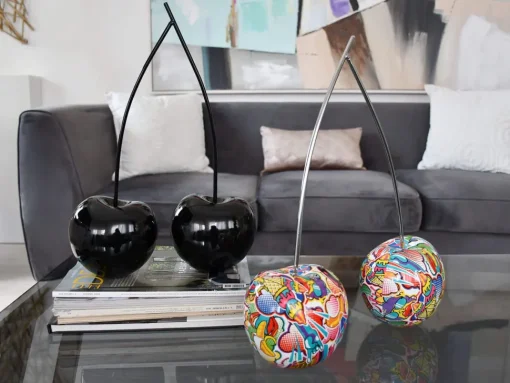 Cherry Fusion 43cm Street Art Resin Indoor Sculpture