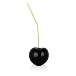 Cherry Pop 44cm Black Resin Indoor Sculpture