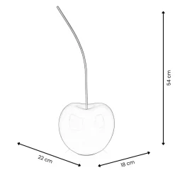 Cherry Pop 54cm Black Resin Indoor Sculpture