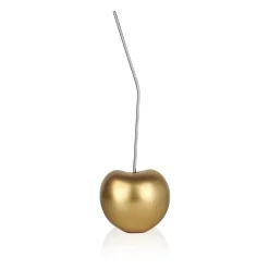 Cherry Pop 44cm Gold Resin Indoor Sculpture