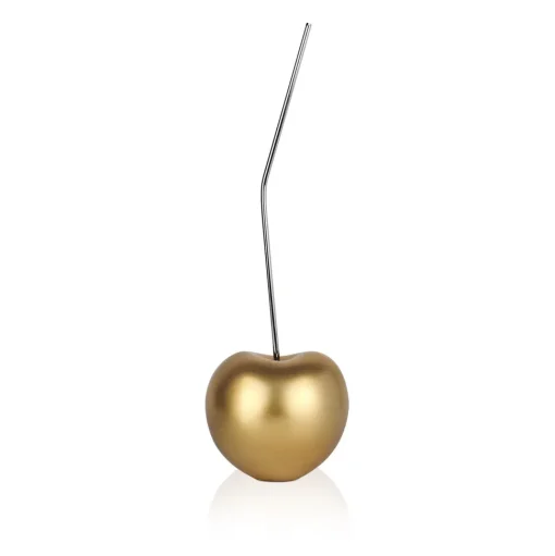 Cherry Pop 44cm Gold Resin Indoor Sculpture