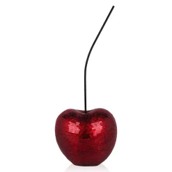 Cherry Pop 68cm Red Resin Indoor Sculpture