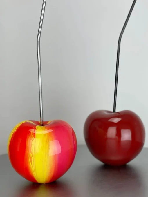 Cherry Pop 44cm Red Resin Indoor Sculpture