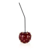 Cherry Pop 44cm Red Stud Resin Indoor Sculpture